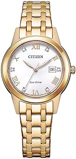Citizen Eco-Drive analog watch for women with an elegant stainless steel bracelet.. Explore limitless products on DIAYTAR Nigeria — at the lowest prices.