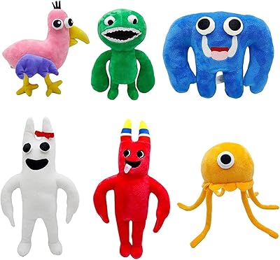 [Lot of 6] Gifts for Roblox Rainbow Friends fans for boys and girls, Rainbow Friends plush dolls, children's and adult plush toys, cartoon plush dolls.. DIAYTAR NIGERIA delivers more than expected with our extensive catalog and 5-8 day delivery service.