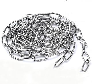 Kihisa Stainless steel channel 304 Solid welded, shiny and robust for fence suspension, dog walk, swivel, clothing chain, maximum load 200 kg, 4 mm - 1 m.. Looking for trendy fashion, home essentials, or electronics? DIAYTAR Nigeria has it all and delivers within days, not weeks.