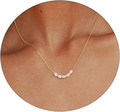 Elegant necklace with pearl pearls for women plated gold 14 -carats, necklace with hand -made pearl pendant, daily jewelry for gifts, brass, garnet.. Shop smart with DIAYTAR NIGERIA, offering a vast product range delivered to your doorstep within a week.