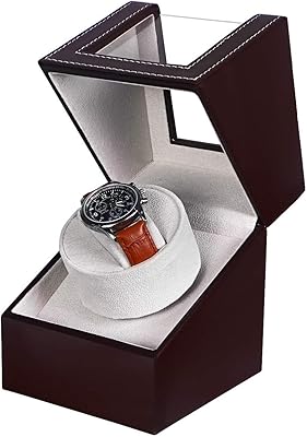 1 Watch Automatic mechanical watch in brown leather with engine.. DIAYTAR NIGERIA: Where every purchase is affordable and delivery is always within a week.