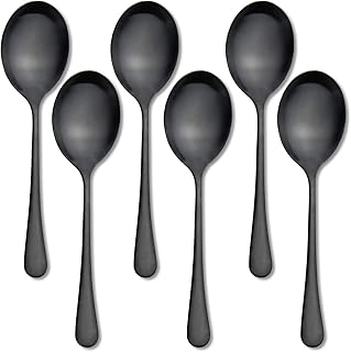 6 98 -inch service spoons xl black matte table.. DIAYTAR NIGERIA transforms dreams into deliveries with our affordable prices and 5-8 day shipping.