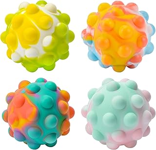 4-piece anti-stress ball, 3D fidget ball to relieve anxiety, BPAGE POPGET BALL in BPA Quality Silicone for Children and Adults.. Say goodbye to long wait times — DIAYTAR Nigeria ships in just 5–8 days!