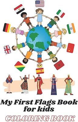 My first coloring book on children's flags: a flag from around the world / with a superb geography gift for children.. DIAYTAR NIGERIA transforms dreams into deliveries with our affordable prices and reliable shipping.