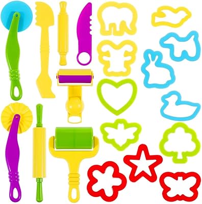 A set of Momo Bear children's tools to shape the plastic compound clay paste.. DIAYTAR NIGERIA: Making online shopping accessible to all Nigerians with our affordable platform.