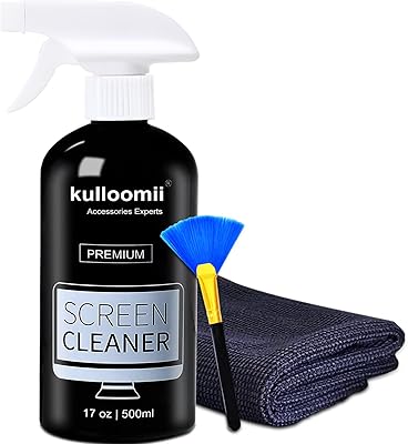 Spray Colomi 17oz screen cleaner for iPhone, iPad, TV, monitor, laptop and macbook with a capacity of 500 ml with microfiber cloth and brush.. DIAYTAR NIGERIA: Revolutionizing accessibility to quality products at budget-friendly prices across Nigeria.
