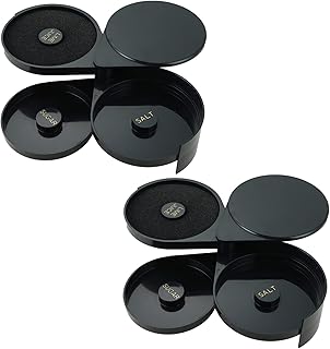 Myfully 3 -level bartender tool with sponge, 2 rotary trays, salt box, spice container, salt, sugar, lime juice, black plastic bar, ideal for cocktails and margaritas.. DIAYTAR NIGERIA combines extensive product options with budget-friendly prices, delivered in 5-8 days.