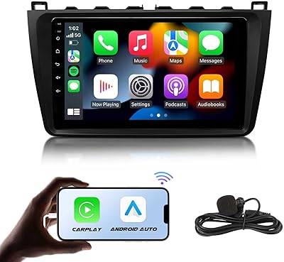 Stereo car stereo Eonon Apple Carplay and Android Auto Carplay, Android 10.0 Ultra fine, 3 + 32 GB car stereo, compatible with Mazda 6 2009-2012, Bluetooth User interface 5.0/4 Groups, 9 inch-Q98Pro.. Shop smart with DIAYTAR NIGERIA's vast selection and enjoy affordable shipping in just 5-8 days.