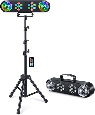 DJ lights with support, festive lights with rear arrows, mobile scene lighting system, LED LED lights powered by sound for disco party, wedding, halloween, Christmas, Christmas.. Experience the power of choice with DIAYTAR NIGERIA's extensive catalog delivered within the week.