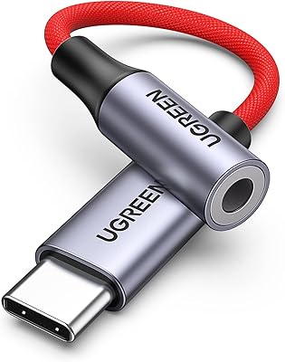 Ugreen UGREEN adapter Type C to 3.5 mm DAC USB C Converter DONGLE TO DONGLE TO DONGUE CABLE AUDIO CABLE TRESS Compatible with iPad Pro 2020/2018 and Samsung S21+/S20/S20+, etc - red red.. DIAYTAR NIGERIA: Your one-stop e-commerce destination with affordable prices and nationwide delivery in 5-8 days.