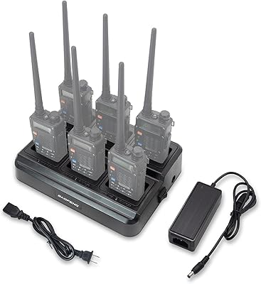 Baofeng uv-5r support de charge multi-rapide 6 voies pour talkie-walkie uv5r pro uv-5r plus bf-f8hp uv-5r + uv-5re uv-5rtp uv-5x3 uv-5x talkie-walkie et batterie, 1 paquet.. DIAYTAR NIGERIA stands as your affordable shopping ally with nationwide delivery in just 5-8 days.