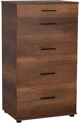 Droser loves trendline furnity with 5 drawers, dimensions 60 cm x 108 cm x 44 cm, Oslo walnut.. DIAYTAR NIGERIA makes every shopping desire a reality with affordable prices and delivery in 5-8 days.
