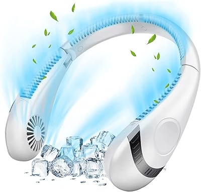 Portable personal fan Portable fan without neck blades powered by battery.. From office supplies to fashion — DIAYTAR Nigeria brings it fast.