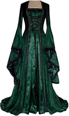 Momo Women Large Size Medieval Renaissance Dress with Irish Style Lace Long Long Vintage Evening Dresses.. Unlock a world of affordable products with DIAYTAR NIGERIA's expansive e-commerce platform.