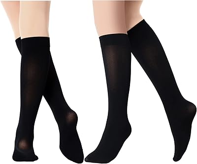 Satener 6 pairs of plain ice cream skating socks, opaque and light ski socks with knees for women and girls, M.. Everything you need is on DIAYTAR Nigeria — just a click away.