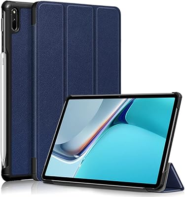 Ultra -fine rigid protection cover PU Kibosh for Huawei Matepad 11 inch 2021 Custer - Blue.. DIAYTAR NIGERIA transforms online shopping with competitive prices and dependable nationwide delivery.