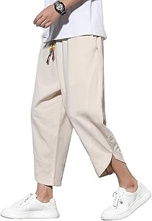 Capri pants relaxed in elastic size for men, wide leg, cotton -free yoga pants.. Enjoy the simplicity of shopping with DIAYTAR NIGERIA, offering vast choices delivered in just 5-8 days.