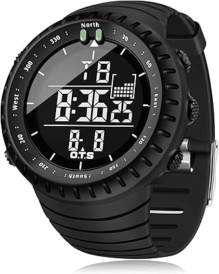 Pallada digital sports watch for men, waterproof tactical watch with LED backlight.. Your trusted marketplace, DIAYTAR NIGERIA offers extensive variety with delivery within 8 days.
