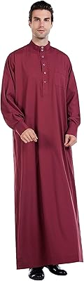 Gladthink Islamic Thobe with long sleeves for men.. Discover why thousands choose DIAYTAR NIGERIA for affordable products delivered in less than a week.