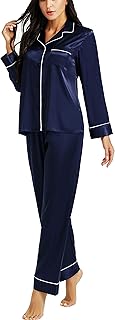 Silk satin pajamas for women, comfortable night clothes xs ~ 3xl plus__gifts.. Experience convenient online shopping on DIAYTAR Nigeria — wide selection and affordable delivery.