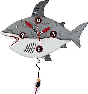 Allen Designs P1378 Surf your own 13.25 -inch Shark Pendulum.. The best online shopping experience in Nigeria — DIAYTAR delivers it all.
