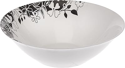 Luminarc Eden salad bowl - 27 cm, black [DG8009].. Nigeria shops with DIAYTAR — wide selection, fast shipping, and great value.