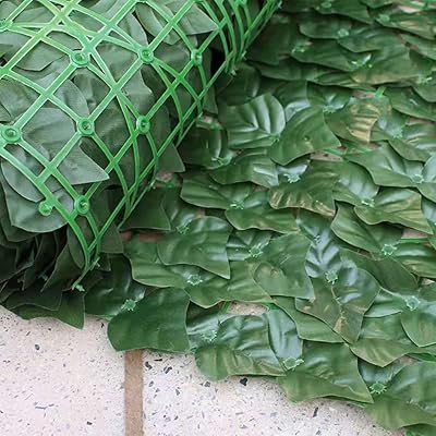 Lingwei vegetable fence, ivy fence with artificial green leaves for privacy, vegetable fence for interior and exterior wall decoration (style 1, 100x100cm).. Your everyday shopping destination, DIAYTAR NIGERIA offers unbeatable value with quick delivery times.