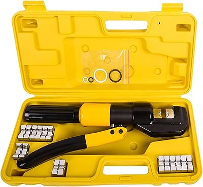 LFG UD 10T 10T, 12-2/0 AWG Hydraulic crushing tool, 0.43 "battery cable setting tool with 9 pairs of matrices.. Your shopping journey simplified with DIAYTAR NIGERIA's vast selection and budget-friendly shipping.