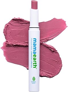Mama Earth Earth Red Lip Lip Moisturizing Long Duration with Avocado Oil and Vitamin E - 08 Pink Tulip - 2 g.. DIAYTAR NIGERIA: Your partner in affordable online shopping with dependable delivery within 8 days.
