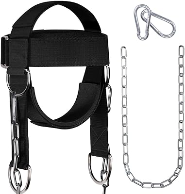 Msilva neck exercise harness for neck exercises and bodybuilding, exercise for the neck with 35.5 "steel chain and d, adjustable neck strap.. DIAYTAR NIGERIA connects desire with fulfillment through our affordable e-commerce platform.