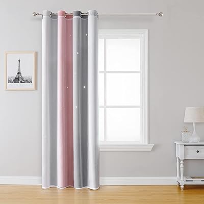 AORESAC 1 Curtains Panel For Children's Bedroom Double Double layer Colorful drapery for the decoration of the living room (gray, 134 x 210 cm).. Get what you need, when you need it — DIAYTAR Nigeria delivers fast.
