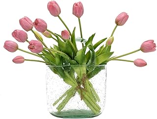 Doyun 15 pieces artificial tulips, latex bouquet with real touch, for office, wedding, house, kitchen and garden (light purple, 15 rooms).. Your complete marketplace solution, DIAYTAR NIGERIA offers unbeatable value with delivery within the week.
