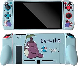 Switch protection case, flexible TPU protection case cute cartoon for nintendo switch portable video game console - (my neighbor Totoro).. DIAYTAR NIGERIA promises affordability and variety with every purchase, delivered in 5-8 days.