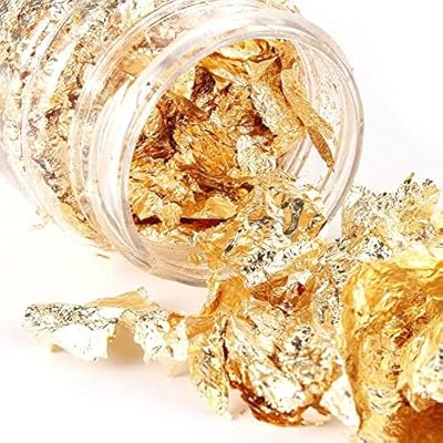Adora Design Gold Leaf 25 mg 24 -carat gold leaf, real gold leaf for kitchen, decoration of home cakes and artistic painting.. Discover endless possibilities with DIAYTAR NIGERIA's comprehensive selection and reliable shipping.