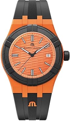 Ikon Tide watch with Swiss quartz movement, size 40 mm, orange and black AI2008-50050-300-0.. DIAYTAR NIGERIA: Connecting every Nigerian with quality products at prices everyone can afford.