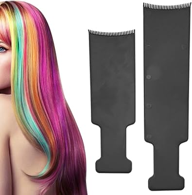 2 pieces of scanning Surlictage, Balayage Boarding Plate With Hair Coloring Kit for Hair Coloring, dyeing, DIY hairstyle.. Discover endless possibilities with DIAYTAR NIGERIA's extensive product range and affordable shipping.