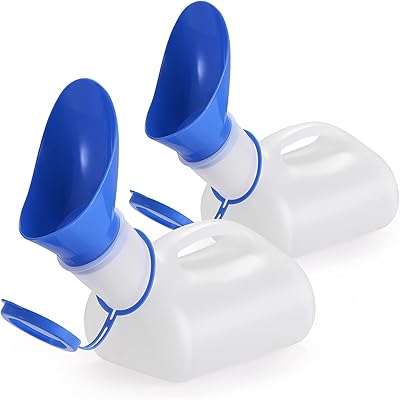 Oken Urilla de toilet unisex for men and women, bottle with lid and funnel for elderly and sick children for campsite and outdoor trips.. DIAYTAR NIGERIA: Where shopping meets satisfaction with affordable prices and prompt delivery services.