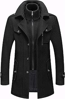 Long coat for men in hot wool Winter jacket Business casual.. DIAYTAR NIGERIA: Where every Nigerian finds what they need at prices they can afford, delivered promptly.