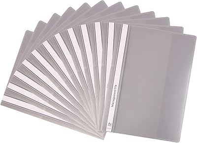 Zokov A4 Transparent Zokov Reports, Gray Packet X 12 Pieces, Plastic blankets with claws, plastic reports, School supplies, Office and House.. Experience the ease of modern shopping with DIAYTAR NIGERIA's comprehensive platform and quick delivery.