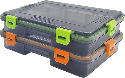 2 pieces joygo fishing waterproof boxes DIY Box transparent organizer.. For everyday items and more, trust DIAYTAR Nigeria.