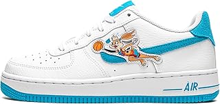 Nike Air Force 1 Space Jam Squad School Shoes, School Size, White/Light Blue Fury - White, 39 EU.. Reliable delivery, all over Nigeria — that’s DIAYTAR Nigeria promise.