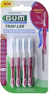 Procabrush gum brush 1.4 mm 1612 track layer, 4 pieces - pink.. DIAYTAR NIGERIA: Bringing affordable shopping solutions with a diverse product catalog delivered nationwide.