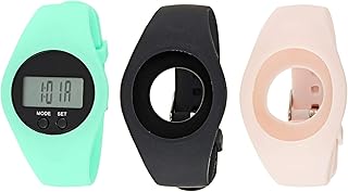 Unisex watch with dial and silicone bracelet, set of 3 rooms - CH 10129416.. Your digital shopping companion, DIAYTAR NIGERIA offers exceptional value with delivery in less than 8 days.