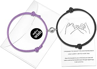 Magnetic bracelets for couples with a relationship of mutual attraction corresponding to her friendship for her, set of rope bracelets for women, men, boyfriend and girlfriend, her best friends, rope.. Shop with ease at DIAYTAR NIGERIA and enjoy our extensive product range delivered at affordable rates.