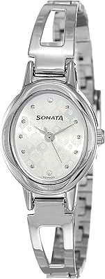 Sonata Bunch's silver analog watch for women NM8085SM02 / NL8085SM02.. Whether it’s gadgets or groceries, DIAYTAR Nigeria delivers in less than 8 days.