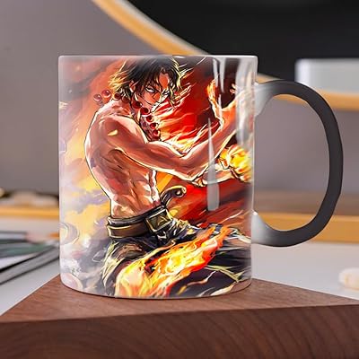Magic cup with color change one piece one piece - magic coffee cup of 12 oz - Excellent gift for fans, gift idea.. DIAYTAR NIGERIA: Your affordable shopping destination with thousands of products delivered in days.