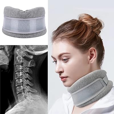 Cervical orthosis 1 piece for pain and neck support, foam cervical necklace to align the vertebrae and stabilize the spine, adjustable cervical support orthosis to relieve pain and pressure of the spine.. Your favorite brands are just a click away on DIAYTAR Nigeria.