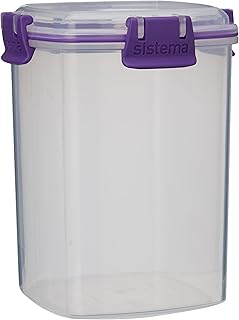 Sistema 61332 clip -ist storage container, 900 ml - matching colors