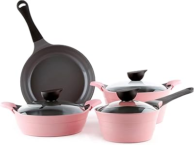 Kitchen battery set and nonoflam Ella 7 -piece non -stick stoves with stove.. You choose it, we deliver it — DIAYTAR Nigeria makes shopping easy.