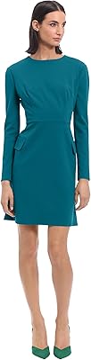 Donna Morgan dress long sleeves for women with side pockets flap on hips.. Your everyday shopping destination, DIAYTAR NIGERIA offers quality and value delivered within days.
